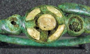 Jewellery found in one of the graves (by The Guardian)