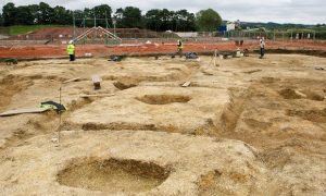 The excavation site (by The Guardian)