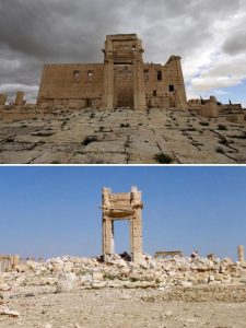 Destruction to the temple of Bel (by Independent)