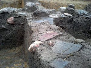 Relics of a settlement discovered in Warzymice (by Przeclaw24.pl)