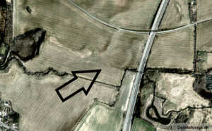Aerial photo of the Vallø Borgring site (by CPH Post)