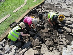 Excavations at Caherconnell Cashel (by Popular Archaeology)