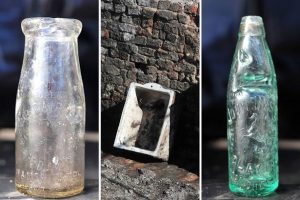 Finds from the site (by Manchester Evening News)