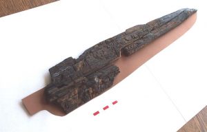 Wooden spear from lake Świdwie (by T. Galiński)