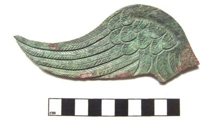 Rare Roman bronze wing discovered