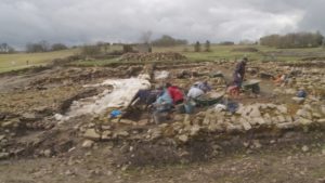 Excavations at Vindolanda (by ITV News)