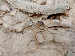 Finds at the excavation site (by Greek Reporter)