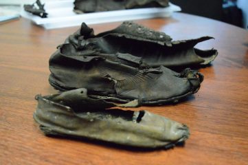 Hundreds of Roman shoes discovered at Vindolanda fort