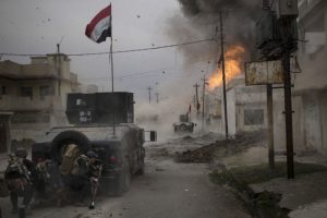 Car bomb exploding in Mosul (by Felipe Dana)