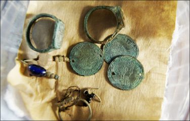 300-year-old French coins and other goods found in a remote burial in Siberia