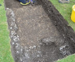 Remains of Roman buildings found under park grass