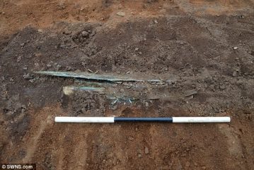 3000-year-old weapons found at construction site