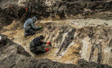 Around 300 headless skeletons discovered in a forest