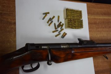 Construction worker finds a 1957 rifle