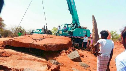 Largest capstone unearthed in South India