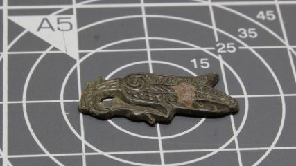 Anglo-Saxon copper bird fitting discovered