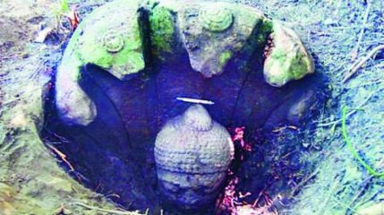 Buddha idol unearthed at Indian village