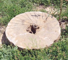 Large millstone found in historic cradle of Cleveland
