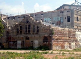 Tannery remains undergo structural safety works