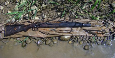 WW1 rifle fished out from river