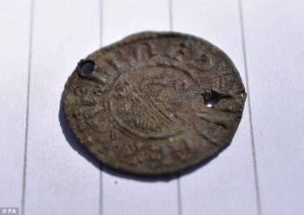 Anglo-Saxon coin found at Pictish fort