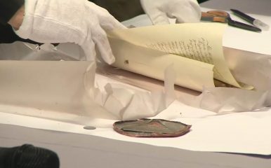 Time capsule from a burnt-down cathedral opened