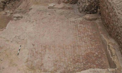 Ancient mosaic floor unearthed in Alexandria
