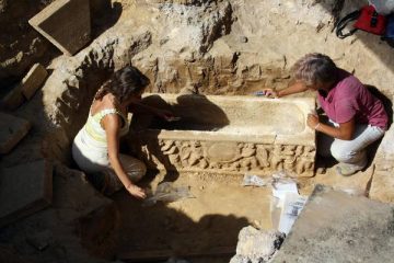 Construction works lead to discovery of ancient Roman sarcophagus
