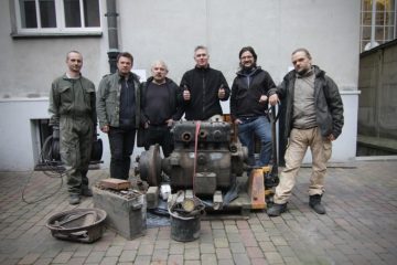 Rare tank engine found in a basement