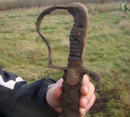 German ceremonial sabre found by detectorists