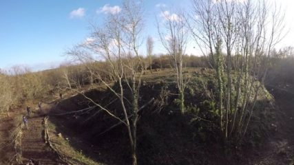 Forgotten Norman-era motte-and-bailey castle found within trees