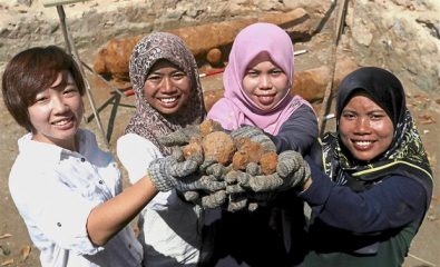 Trove of cannonballs discovered at a colonial fort