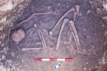 Iron Age caves reveal a nearly complete skeleton